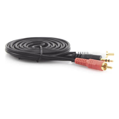Convertidor 3.5mm Estéreo a 2 RCA Macho 1.83m | para Aplicaciones de Audio | Compatible con Amplificadores VSSL y Epcom ProAudio - Imagen 4