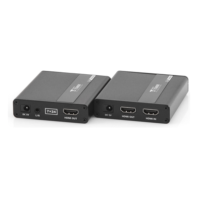 Kit extensor KVM (HDMI y USB) | 40m a 4k@30Hz | 70m a 1080P@60Hz | Cat 6, 6a y 7 | CERO LATENCIA | HDR | Salida Loop | Salida de audio de 3.5mm | - Imagen 8
