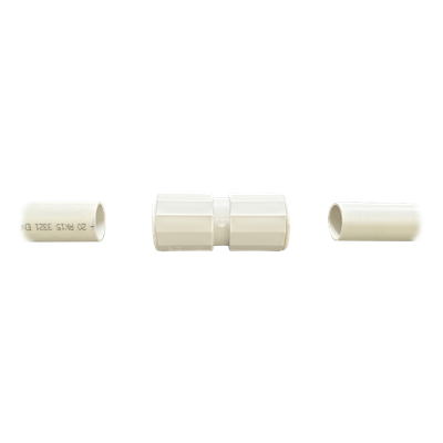 Manguito / Cople Morbidx IP67 libre de halógenos para unir tubería rígida de 25 mm (1") permite una instalación hermética no necesita pegamento 