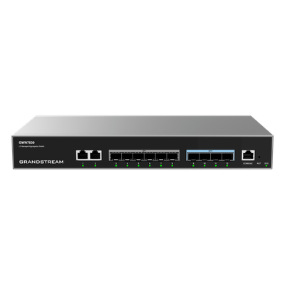 Switch de Agregación Capa 3 GWN7830 / 2 Puertos Gigabit Ethernet / 6 Puertos Gigabit SFP / 4 Puertos 10Gigabit SFP+ / QoS Integrada / Soporte IPv6 e IPv4 / Seguridad Avanzada / Stacking / - Imagen 3