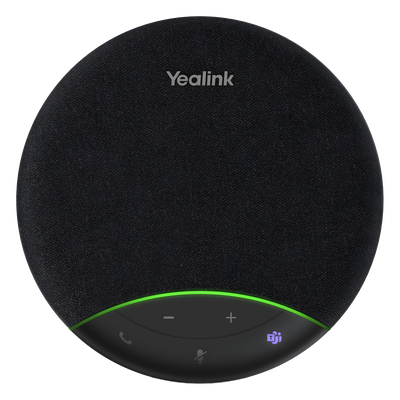 Yealink SP92, altavoz portátil con micrófono integrado, Bluetooth 5.3 con adaptador USB-C/A, alcance de captación de voz de 4 m, 20 horas de conversación, cancelación de ruido con IA. - Imagen 3
