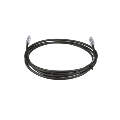 Cable de Parcheo UTP, Cat6A, 24 AWG, CM, Color Negro, 15.24 Metros (50 Pies)