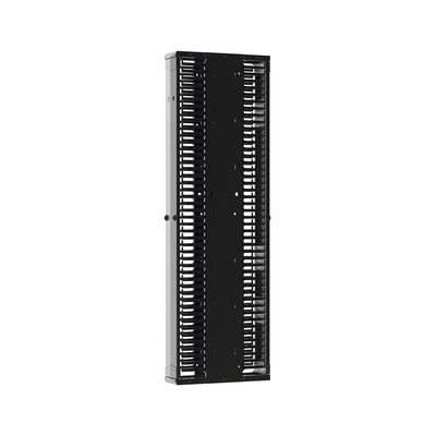 Organizador Vertical PatchRunner™ Mejorado, Doble (Frontal y Posterior), Para Rack Abierto de 45 Unidades, 12in de Ancho, Color Negro - Imagen 4