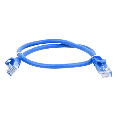 Cable de Parcheo UTP Cat6 - 0.5 Metros (1.64 Pies) - Azul - Imagen 5