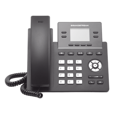Teléfono IP Grado Operador, 4 líneas SIP, pantalla a color 2.4", PoE, codec Opus, IPV4/IPV6 con gestión en la nube GDMS
