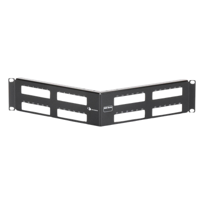 Patch Panel MAX Modular (vacío), de 48 Puertos, Angulado, 2UR - Imagen 3