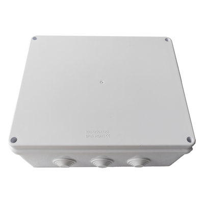 Caja de Derivación-Conexión para Exterior IP65 con 12 Entradas / 300 x 250 x 120 mm / Sellado Seguro con Empaque + 4 Tornillos / Resiste Agua, Polvo y Sol Directo - Imagen 3