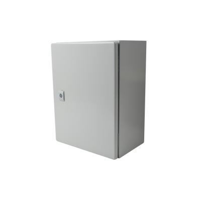 Gabinete de Acero IP66 Uso en Intemperie (300 x 400 x 200 mm) con Placa Trasera Interior de Metal y Compuerta Inferior Atornillable (Incluye Chapa y Llave T). - Imagen 3