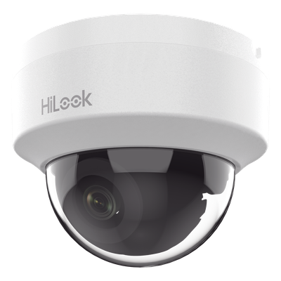 HiLook Series / Domo IP 4 Megapixel  / Lente 2.8 mm (Gran Angular) / 20 mts IR / Interior / PoE / dWDR / H.265+ / ONVIF