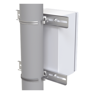 Montaje de Metal Galvanizado para Poste Universal para Gabinetes de Ancho Hasta 30 cm. - Imagen 3