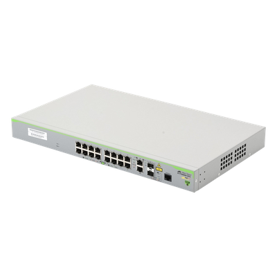 Switch PoE+ Administrable CentreCOM FS980M, Capa 3 de 16 Puertos 10/100 Mbps + 2 puertos RJ45 Gigabit/SFP Combo, 250W - Imagen 3
