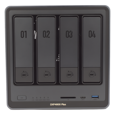 NAS UGREEN NASync DXP4800 Plus / Procesador Intel Pentium Gold 8505 5 Núcleos / 4 Bahías SATA + 2 M.2 NVMe PCIe 4.0 / 8GB DDR5 Expandible a 64GB / 10GbE + 2.5GbE / USB 3.2 Gen 2 Tipo C / HDMI 4K / Sistema Almacenamiento Conectado Red - Imagen 4