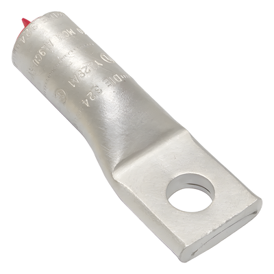 Zapata de Compresión de Aluminio para usarse para conductores de Cu y Al para Tornillo 1/2 "  y Calibre 250 KCMIL.