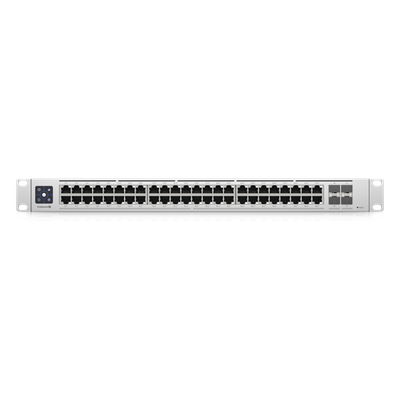 UniFi Switch Enterprise administrable capa 3, 48 puertos 2.5GbE RJ45 POE+, 4 puertos 10G SFP+, 720W, con pantalla táctil de 1.3" - Imagen 5
