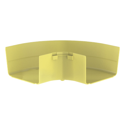 Ángulo Recto a 90º Horizontal, Para Canaletas FiberRunner™ 6X4, Color Amarillo - Imagen 5