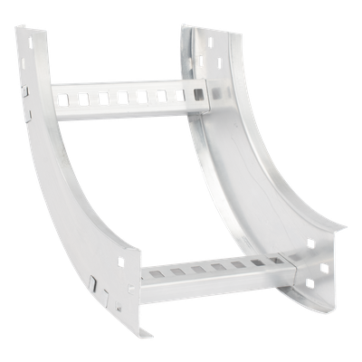 Curva Vertical Interior de Aluminio de 90° Perfil Z / Peralte 3 1/4" / Ancho 9" / Radio 8" / Incluye Tornillería (CHVI90EZ314R8X9AK)