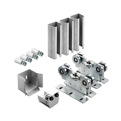 KIT para puertas autoportantes de hasta 3 m y 600 kg con rodillos de nylon - Imagen 8