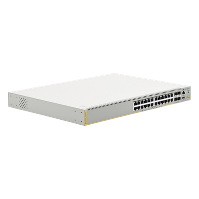 Switch inteligente de distribución o core, Stackeable, Capa 3, 24 x 1000 Mbps + 4 x SFP+ 10 G, Doble fuente de alimentación redundante - Imagen 5