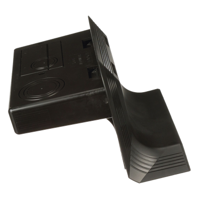 Accesorio de Conexión a Pared, Para Uso con Canaleta de Piso AFR4BCBL6, Material PVC Rígido, Color Negro - Imagen 3