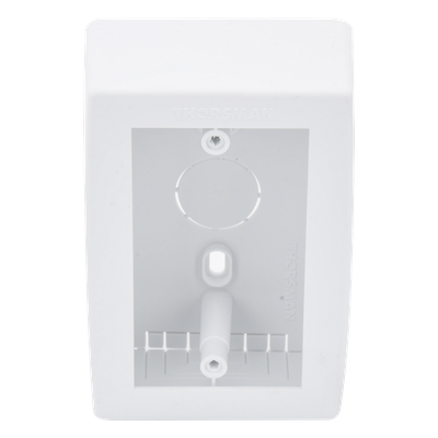 Caja de Registro Universal, Color Blanco de PVC Auto Extinguible (7902-02001)