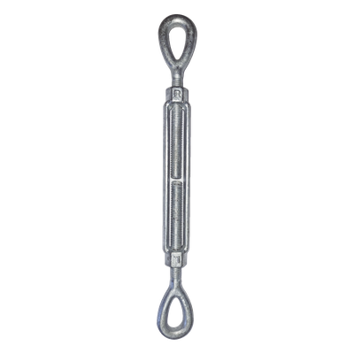 Tensor de 5/8" x 12" Acero Forjado OJO-OJO Galv. Inmersión en Caliente (Carga Max. 3500 lbs).