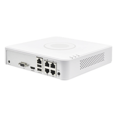 NVR 4 Megapixel (Compatible con Cámaras ACUSENSE) / 4 canales IP / 4 Puertos PoE /1 Bahía de Disco Duro / Salida de Vídeo Full HD - Imagen 3