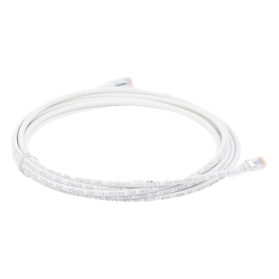 Patch Cord MC6 Modular Cat6 UTP, CM/LS0H, 4.57 Metros (15 Pies), Color Blanco - Imagen 5