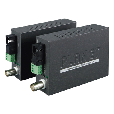 Kit Convertidor de Medios Video sobre Fibra / WDM-SC Monomodo / 20 km / AHD-TVI-CVI-CVBS / RS485 / 65,616 ft - Imagen 4