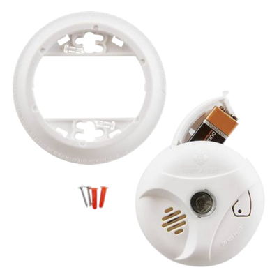 Detector de Humo Autónomo, No Requiere Panel, LED de Escape, Sensor por Ionización, Batería 9 V reemplazable - Imagen 5