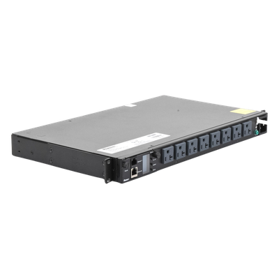 PDU Switchable y Monitoreable por Toma (MS) para Distribución de Energía, Enchufe de Entrada NEMA 5-15P, Con 8 Salidas 5-20R, Horizontal 19in, 120 Vca, 15 Amp, 1UR - Imagen 6