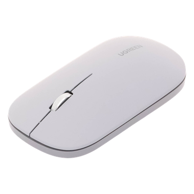 Mouse inalámbrico 2.4 GHz | Ultra Delgado y Silencioso | DPI 1000/1600/2000/4000 (Ajustable) | Alcance 10m | Scroll de Aluminio | Adaptable a diferentes superficies | Diseño suave al tacto | Contiene Receptor USB | Color Gris. - Imagen 6