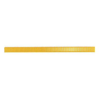 Canaleta Ranurada de PVC sin Tapa, Fiber-Duct™, 4 in de Ancho, 4 in de Alto y 1828.8 mm de Largo, Color Amarillo - Imagen 4