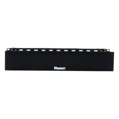 Organizador de Cables Horizontal PatchLink, Sencillo (Solo Frontal), Con Tapa Extendida, Para Rack de 19in, 2UR - Imagen 4