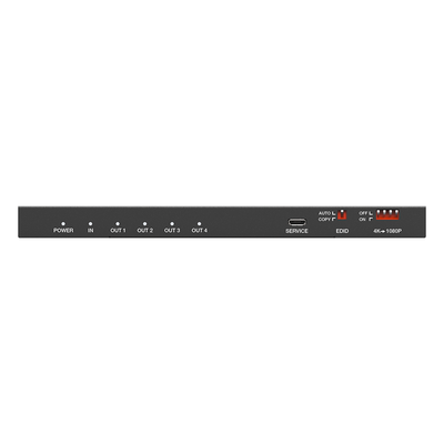 Splitter HDMI 1x4 | 1 Entrada a 4 salidas (Simultaneas) | 4K@60Hz | Extractor de Audio | Down Scaler | HDR 4:4:4 | EDID | 18Gbps - Imagen 6