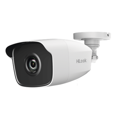 Bala TURBOHD 2 Megapíxeles (1080p) / Gran Angular 103º / Lente 2.8 mm / METAL / IR EXIR Inteligente 40 mts / Exterior IP66 / TVI-AHD-CVI-CVBS / dWDR