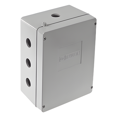 Caja de Unión de Aluminio con 5 salidas de 7/8" / 1 Izq_1 Der_3 Abajo.