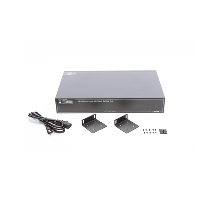 (SOLO RECEPTOR) TRANSCEPTOR ACTIVO DE 16 CANALES / VIDEO+PODER en un solo Cable UTP / 150 metros en 4K, 200 metros en 5 MP/ Envía 36 Vcc y Recibe 12 Vcc / TODO INCLUIDO PARA RACK / HD-TVI/CVI/AHD/CVBS / SIN RUIDO / INSTALACIÓN LIMPIA. - Imagen 6