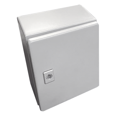 Gabinete de Acero, Nema 4 -IP 66 de 30x30x20 cm con Platina y certificado UL.