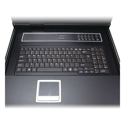 Switch KVM con Monitor de 17"con Teclado y Trackpad para Rack de 1U de Cuatro Postes, 8 Puertos VGA Para Acceder y Controlar Hasta 8 Computadoras Desde una Sola Consola - Imagen 4