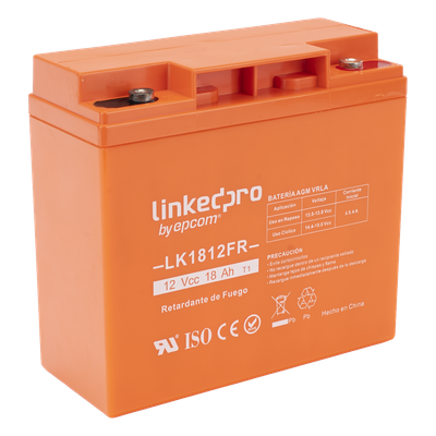 Batería de respaldo 12 V | 18 Ah | AGM | Certificada UL94-V0 Retardante a la Flama | Especial para Seguridad Electrónica | UPS | Sistemas de Emergencia | Vida útil 5 años | Terminales T1 - Imagen 3