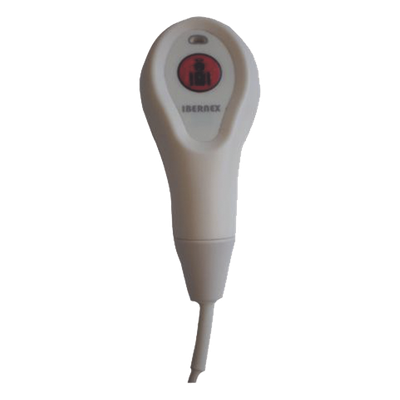 Pulsador de Cama con Indicador LED / Grabado Braille / IP65 / Cable Ignífugo 2 m (6.6 ft) / Conector Mini-Jack