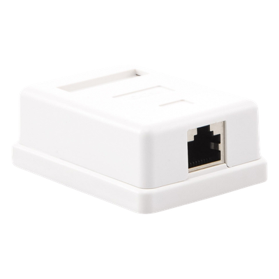 Caja de Pared con 1 Puerto Keystone, Incluye Jack STP Cat5e - Imagen 5