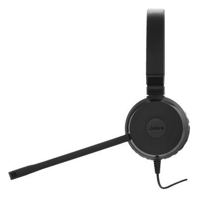 Jabra Evolve 30 Duo con conexión USB / 3.5mm, micrófono con cancelación de ruido y controlador en el cable con botones e indicadores LED (5399-829-309) - Imagen 4