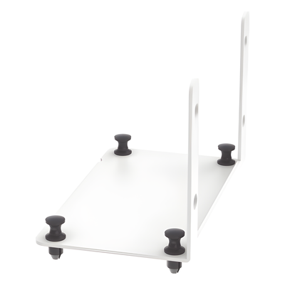Soporte Para 2 Adaptadores de Fibra Óptica Opticom®, Para Uso con Gabinetes Multipropósito, de Instalación a Presión, Color Blanco - Imagen 3