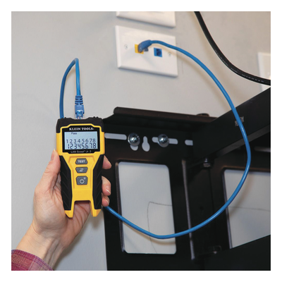 Tester de Cable LAN Scout™ Jr. 2/ Para: Prueba aprobada/ Error de Cableado/ Falla de Circuito Abierto o Cortocircuito/ Par Dividido/ Blindaje. - Imagen 9