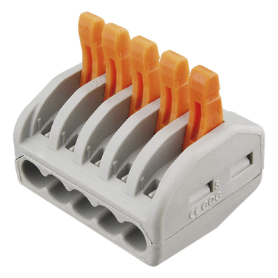 Conector Compacto para 1 Cable de Entrada 4 Cables de Salida / Cables Compatibles 12AWG-28AWG - Imagen 3