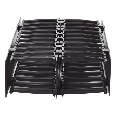Organizador de Cable Horizontal RouteIT, Doble, Para Rack de 19in, 4in de profundidad, 2UR - Imagen 4