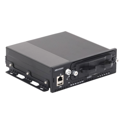 NVR Móvil Vehicular de 8 Canales / 4 PoE + 4 vía Switch / 2 Megapixel / H.265 / GPS + Sensor G / 2 Bahías HDD / RJ45 / Aluminio Industrial - Imagen 4