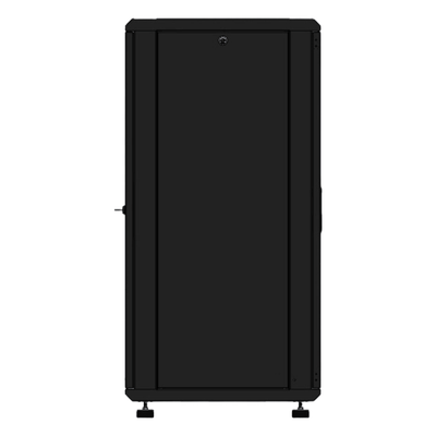Gabinete Rackeable 19 Pulgadas / 24 Unidades / Piso / Puerta de Cristal / Acero Calibres 16-18-20 / Capacidad 750 Kg / Dimensiones 600x605x1190 mm (23.6x23.8x46.9 in) / Ventilación 120 mm, Niveladores Incluidos - Imagen 4