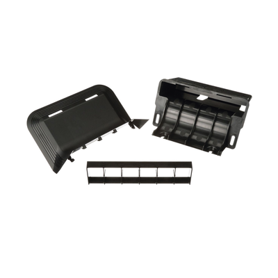Accesorio de Conexión a Pared, Para Uso con Canaleta de Piso AFR4BCBL6, Material PVC Rígido, Color Negro - Imagen 4